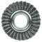 Weiler 6" Standard Twist Knot Wire Wheel, .0118" Steel Fill, 2" Arbor Hole 9160 - alternate 1